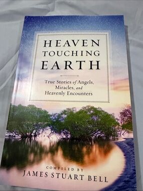 Heaven Touching Earth - Inspirational Home Accent Book (Blue, Green)